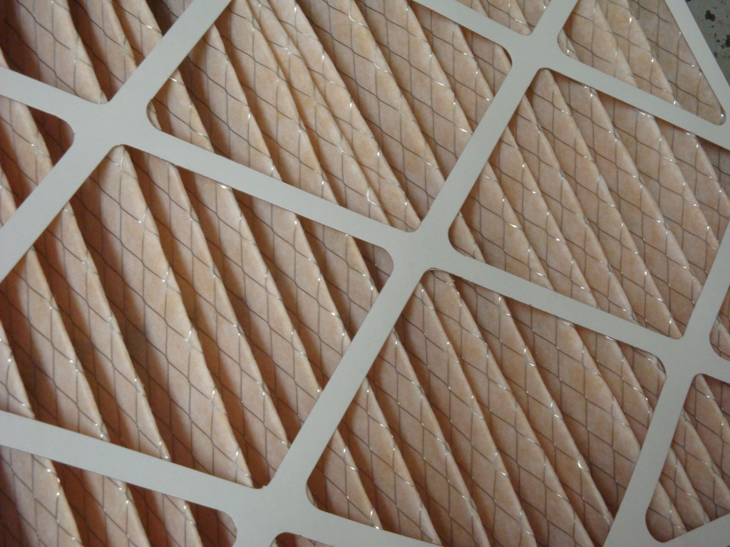 Close-Up of a Furnace Filter