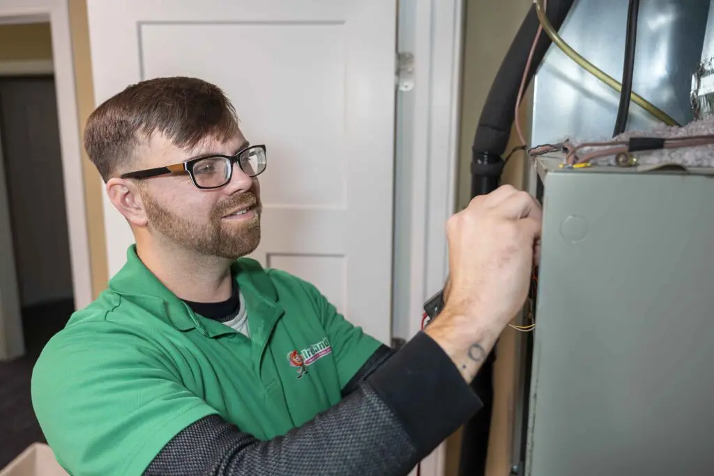 HVAC technician from Ireland Heating & Cooling